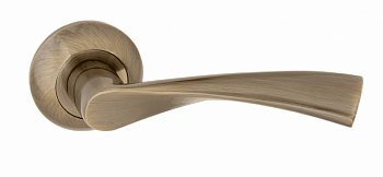 Ручка на раздельном основании BASARA R07.023 AB (White box,No logo,110 кв. Бронза)