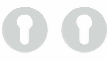 Декоративная цинковая накладка на круглом основании ABRISS ET 2501 CP (Хром)