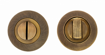 Фиксатор на круглом основании BASARA BK 0705 AB (White box, No logo, Бронза)