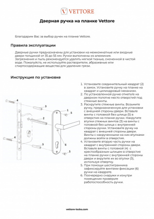 Ручка на планке