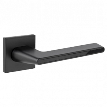 Ручка на раздельном тонком основании VETTORE R21.190 MBP/BL (Чёрный Матовый/Черная Вставка)