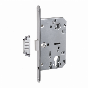 Межкомнатный механизм под цилиндр VETTORE 410 C-S MAGNET NI (Никель)