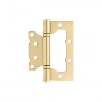 Петля накладная VETTORE FLUSH 100×75×2.5mm SSG (Сатинированное Золото)