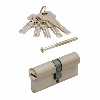 Цилиндровый механизм VETTORE ZN M80 Z NI (40*40), 5 ключей (Никель)